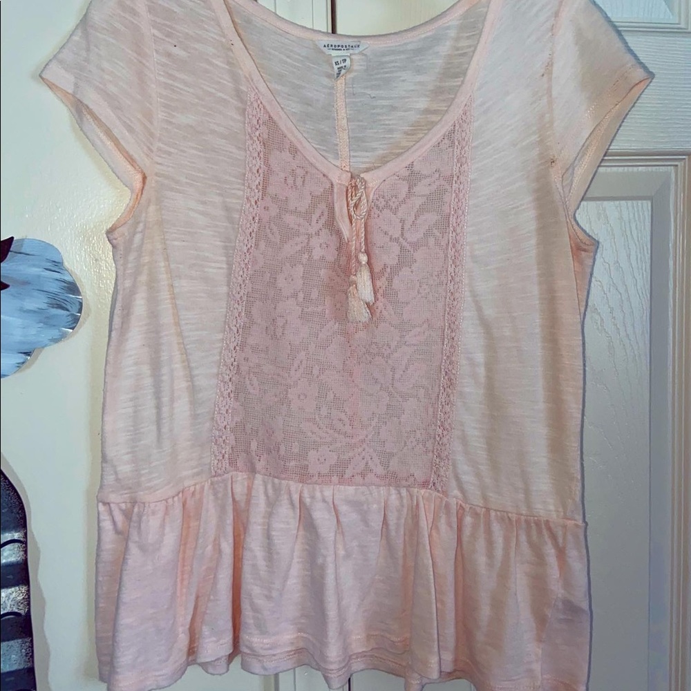 Baby Pink Aeropostale Top